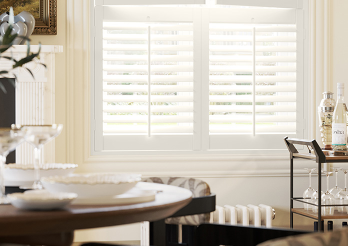 Bromley, Dairy Cream - Tier on Tier Plantation Shutter - Image 5